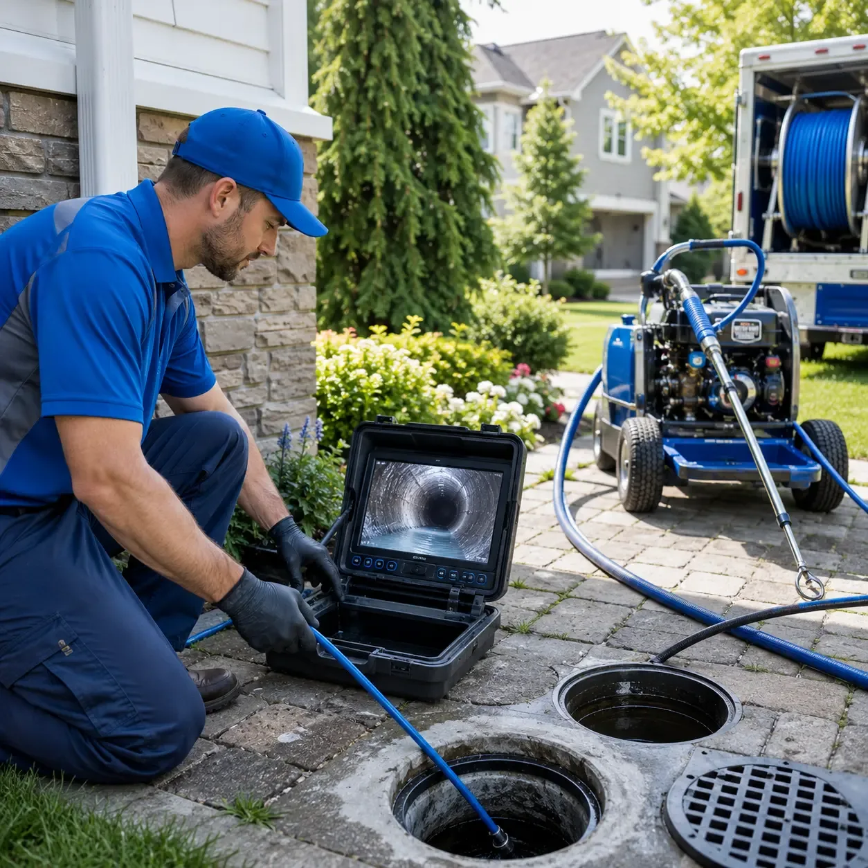 Outdoor drain cleaning professionals serving Middletown, IL