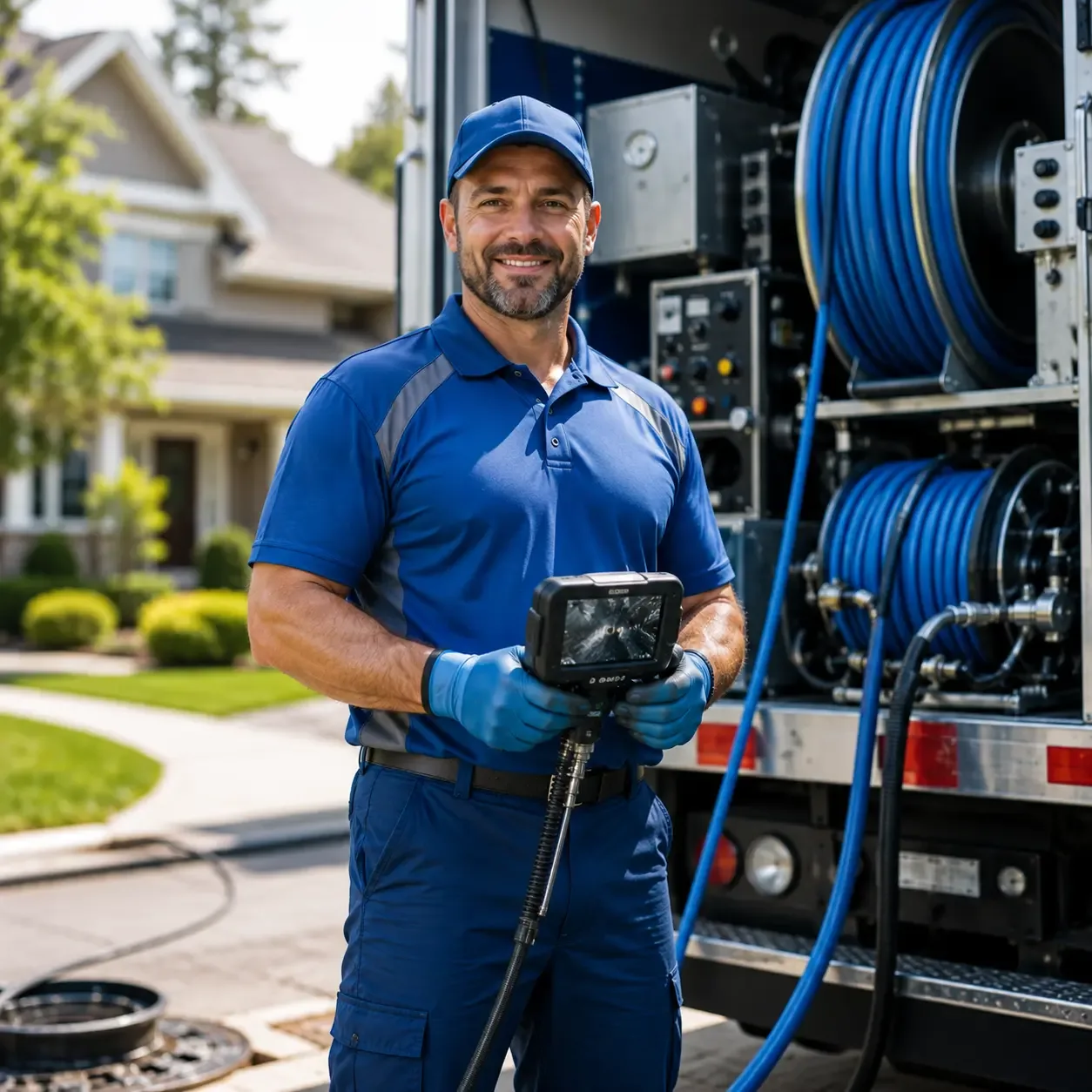 Local outdoor drain cleaning specialists in Middletown, IL